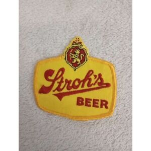 Stroh's Beer‎ Patch Vintage Collectible Embroidered Sew On Logo 2026